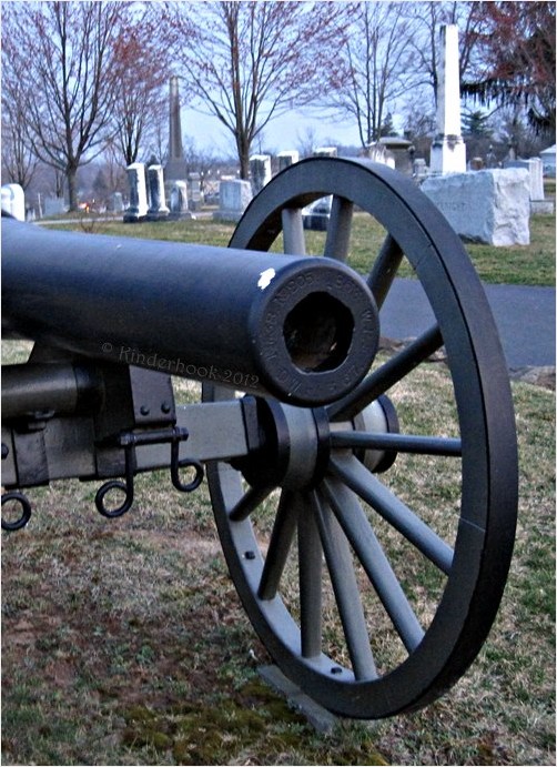 Civil War Cannon and Graves